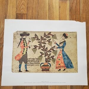 Spring Blessing Art Print M&M‎ Karolik Collection Museum Of Fine Arts Boston Vtg